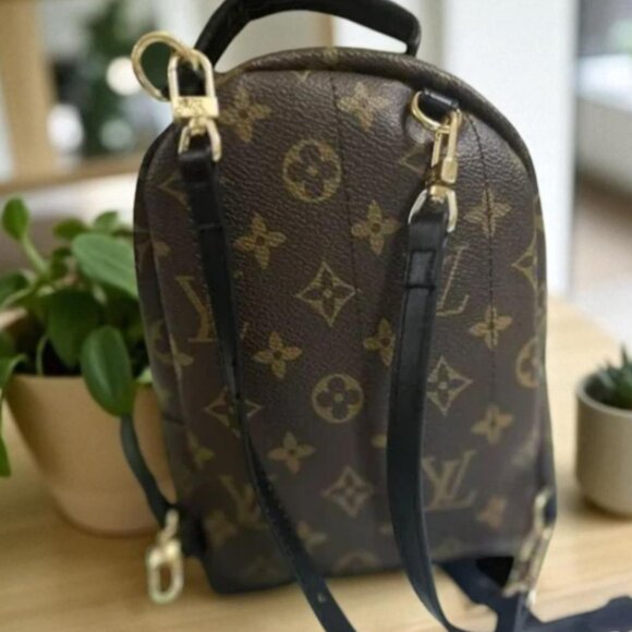 Women’s Brown Mini Backpack with Adjustable Straps - Picture 2 of 5